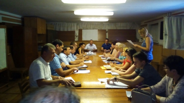 21.08.2019 року відбулося засідання районного штабу з питань підготовки і забезпечення сталого функціонування господарського комплексу та об’єктів соціально-культурного призначення