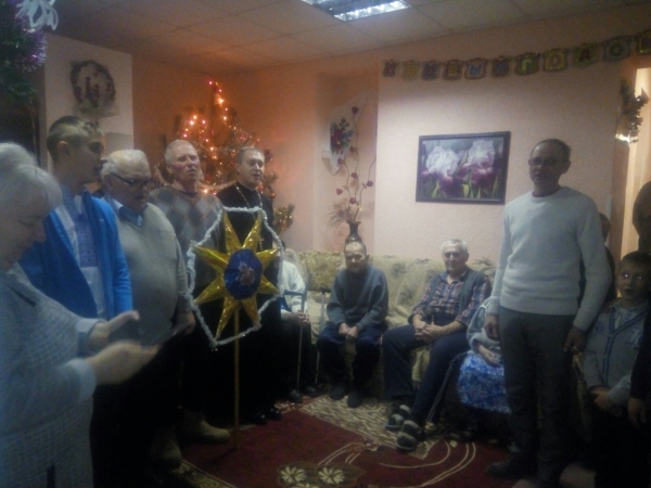 08 січня до мешканців відділень стаціонарного догляду сіл Дідовщина та Малополовецьке.з місією добра завітали гості
