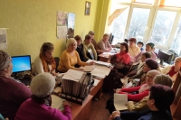 27 листопада директор тер. центру соц. обслуговування (надання соціальних послуг) Людмила Воровська провела семінар-нараду з соціальними робітниками центру.