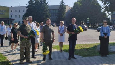 Голова Фастівської районної ради Віктор Веремейчик взяв участь у заходах приурочених 26-ій річниці Конституції України.