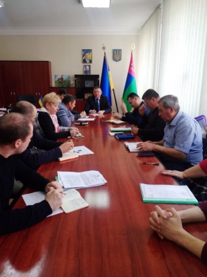 Проведено чергову робочу нараду стосовно перебігу будівельних робіт медичної амбулаторії в с.Кожанка