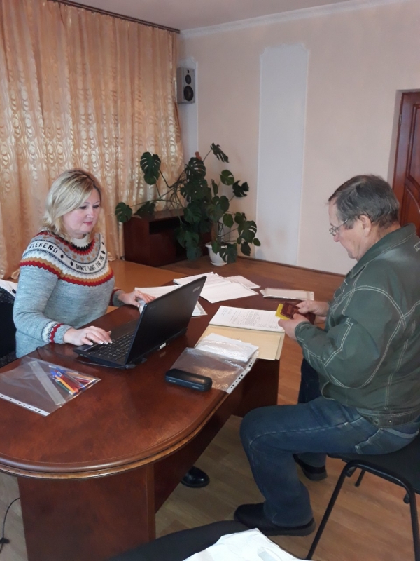 28.11.2019 року гол. спец. відділу прийому громадян управління соціального захисту населення Фастівської РДА здійснено прийом громадян на віддаленому робочому місці в с.Борова.